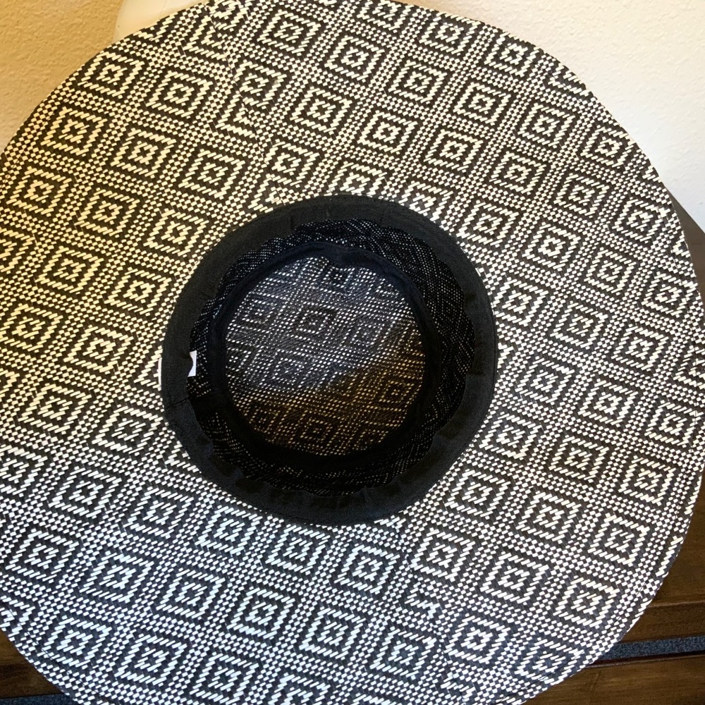 NEW! Boho Wide Brimmed Sun Hat Woven Paper - Picture 3 of 10